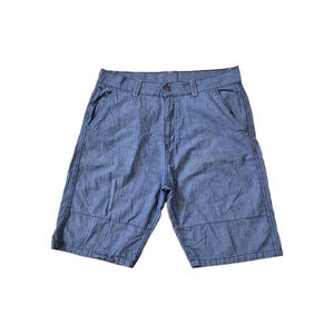 Ring Of Fire Chambray Flat Front Zip-Fly Men's Shorts XXL Waist 38" Inseam 11"